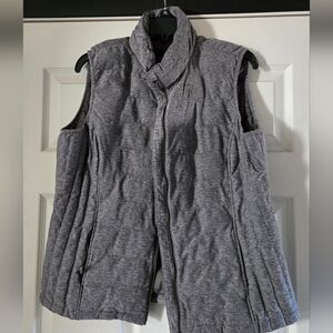 Gray Quilted Vest